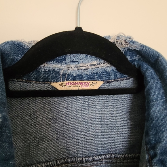 Highway Jeans | Distressed Denim Jacket - Picture 6 of 6